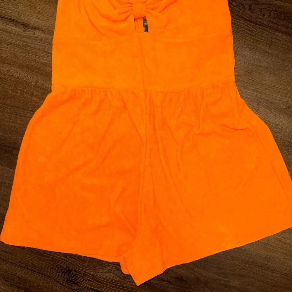 NWT Target Wild Fable Orange Terrycloth Convertible Swimsuit Coverup